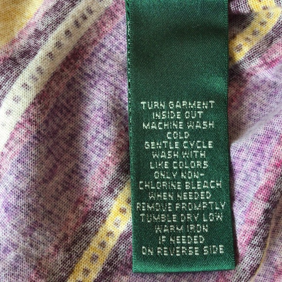 Ralph Lauren Striped Plus Size Tee Dolman Sleeves - Picture 5 of 5